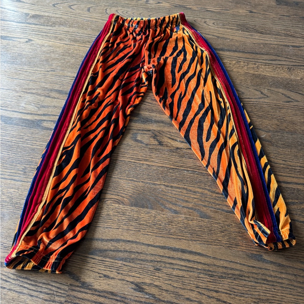 Aviator Nation velvet tiger pants